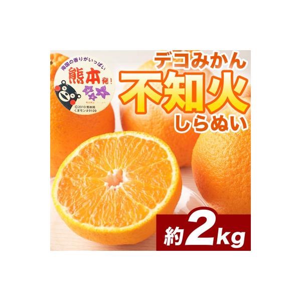 宇城市 【先行予約】 熊本県 宇城市産 不知火 甘さが濃厚でジューシー! デコみかん 約2kg(宇城市)